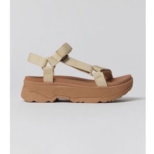 Teva Jadito Universal Platform Sandals Tan Brown Size 6